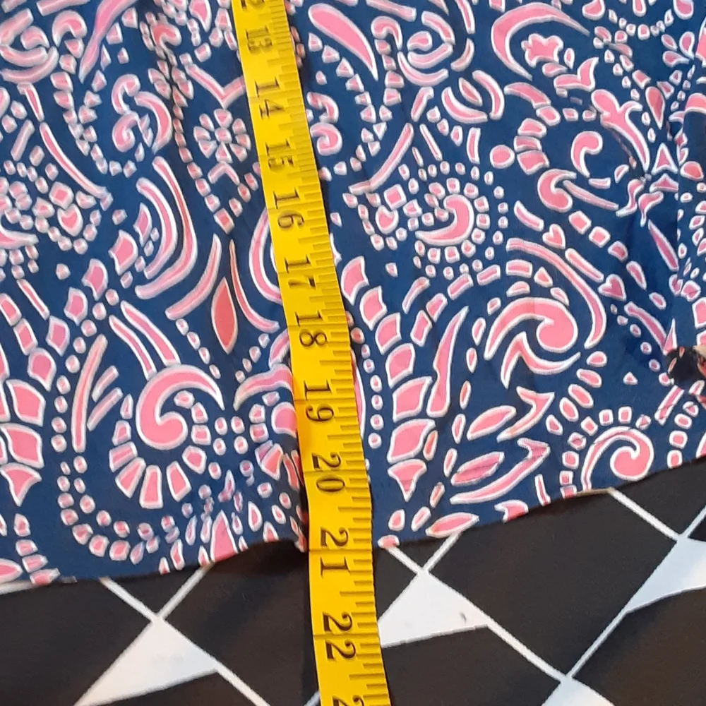 Cynthia Rowley Blue & Pink Paisley Pull-On Mini Skirt NWT Small
